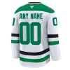 Mænd NHL Dallas Stars Trøje Tilpasset 2024-25 Fanatics Premium Hvid Udebane